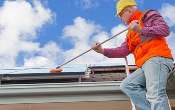 Abune The Hill soft wash roof cleaning